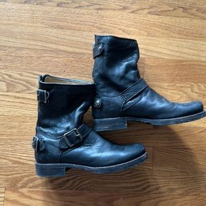 Frye short moto boots